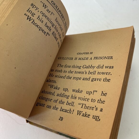 Gulliver's Travels, Charles C. Taylor 1939 Hardcover Mini - Flip Book RARE - Picture 9 of 10